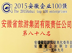 2015年度安徽企業(yè)100強(qiáng)